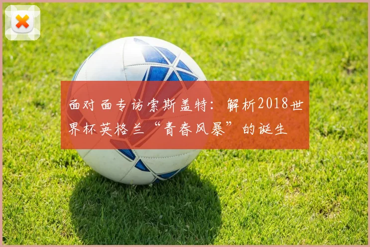 面对面专访索斯盖特：解析2018世界杯英格兰“青春风暴”的诞生